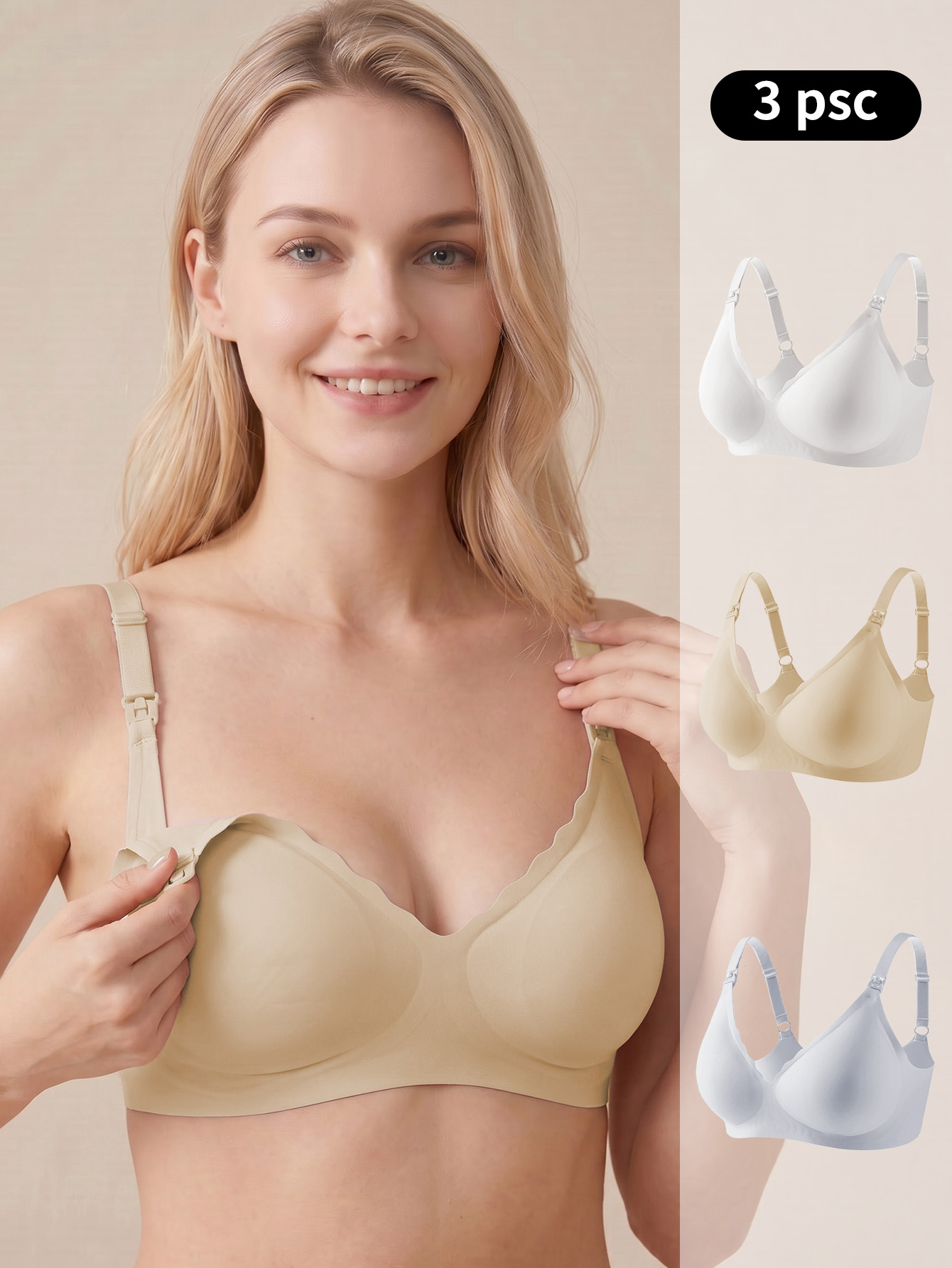 Multi Pack Underwear - Sutiã de amamentação para maternidade, pacote