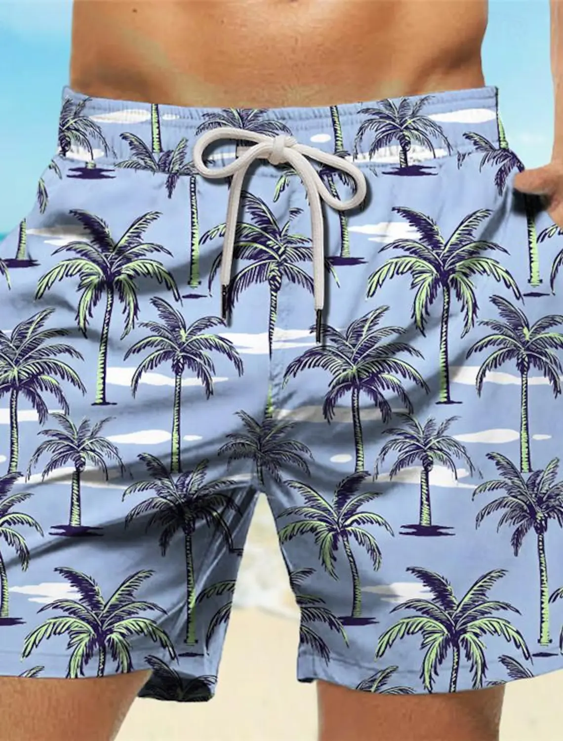 Trunk Breathable Men - Calções de banho masculinos com estampa