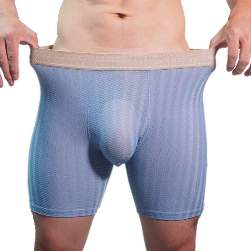 Long Leg Trunk Men - Cuecas Boxer Masculinas em Nylon, Roupa
