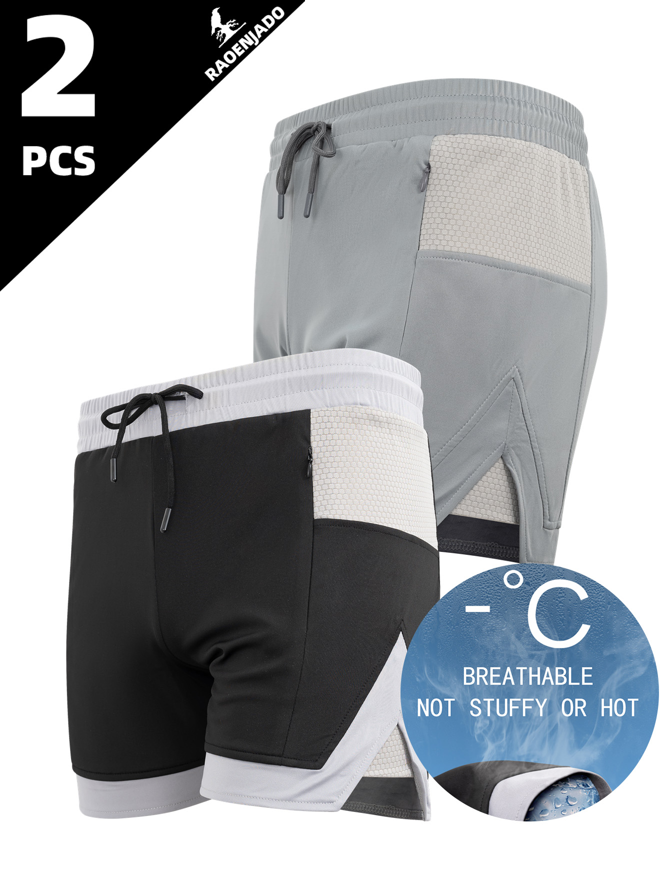 Trunk Breathable Men - Shorts Esportivos Masculinos de Secagem Rápida