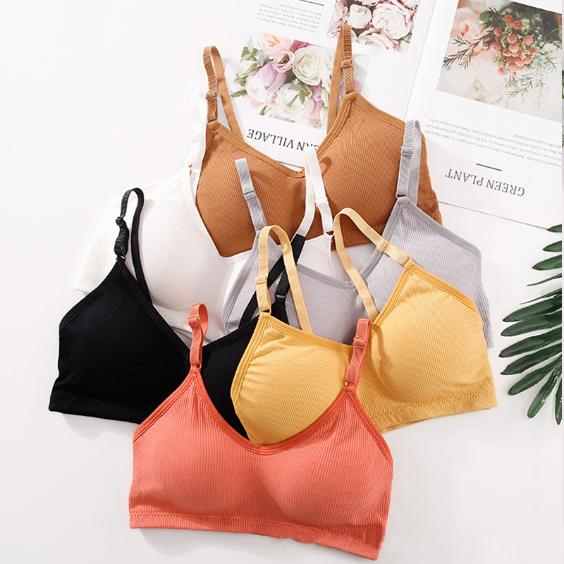 Suspender Tank Top - Sutiã Sem Fio de Verão para