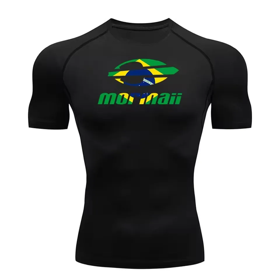 T Shirt Tight Fit - Camiseta Masculina de Manga Curta para