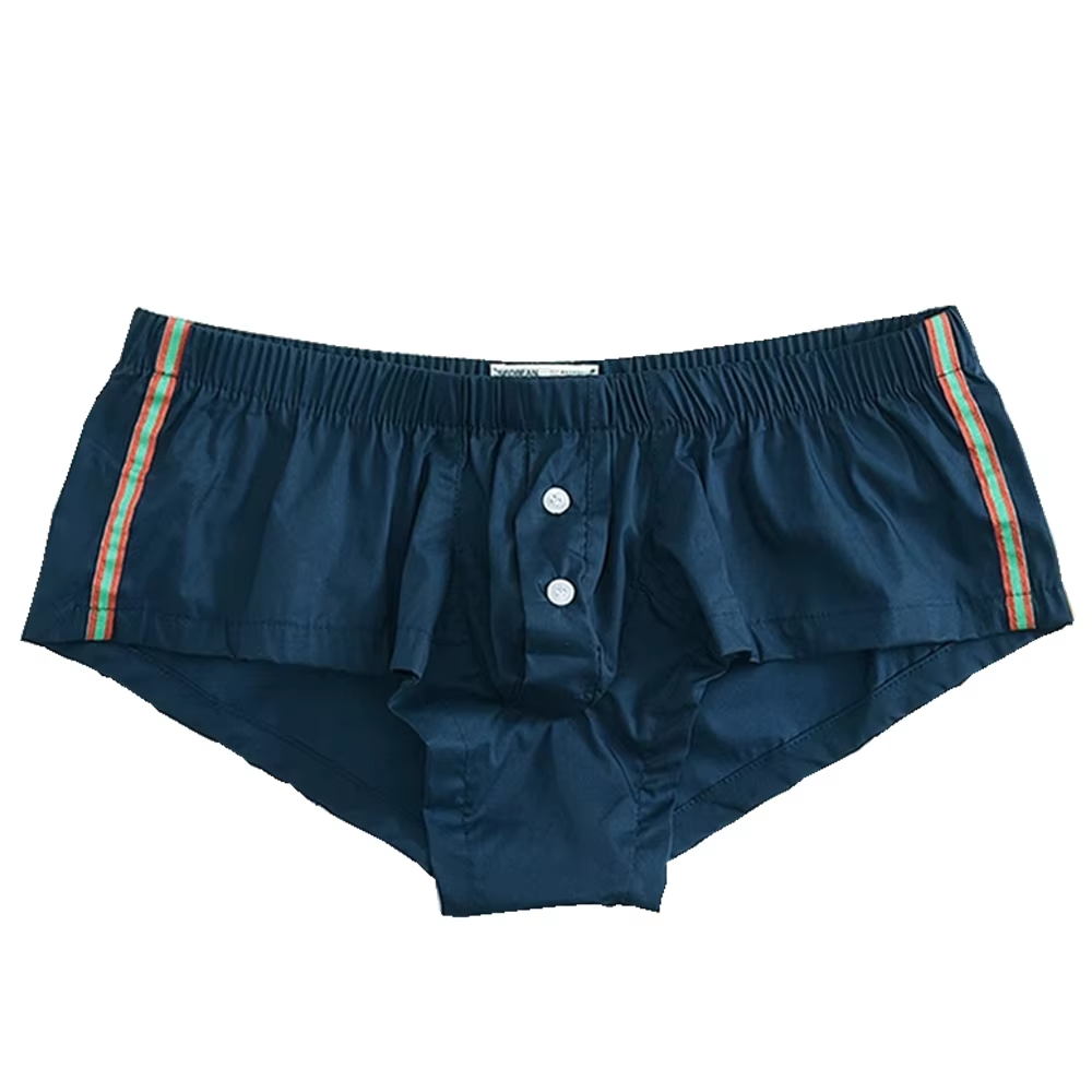 Pouch Boxer Pouch - Shorts Casuais Masculinos Sexy de Cintura