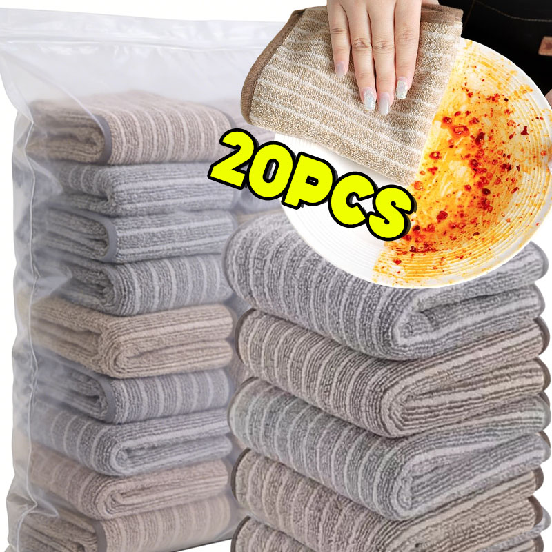 Bamboo Fiber Trunk - Panos de limpeza de microfibra absorventes,