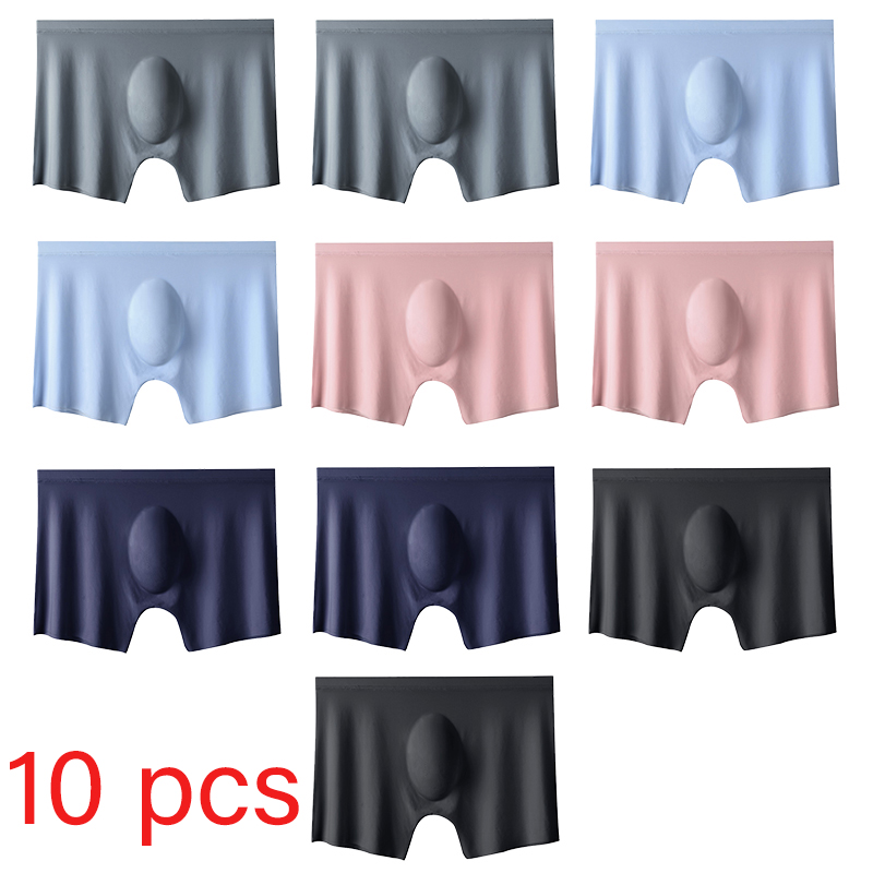 Multi Pack Underwear - 10 pçs/lote verão masculino boxers de