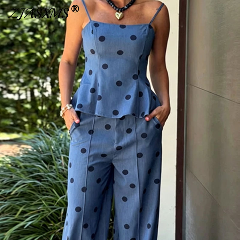 Suspender Tank Top - Conjunto Vintage de Duas Peças em