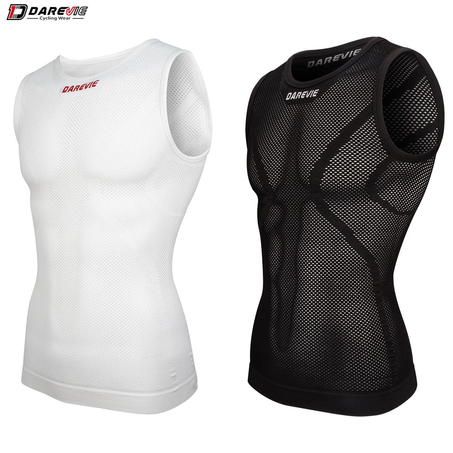 Sleeveless Undershirt - Darevie ciclismo primeira camada homem compressão