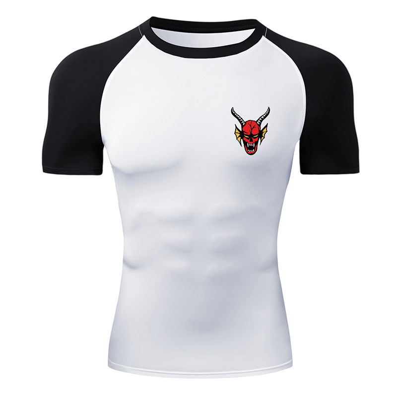 Base Layer Top - Camiseta Masculina de Compressão com Estampa