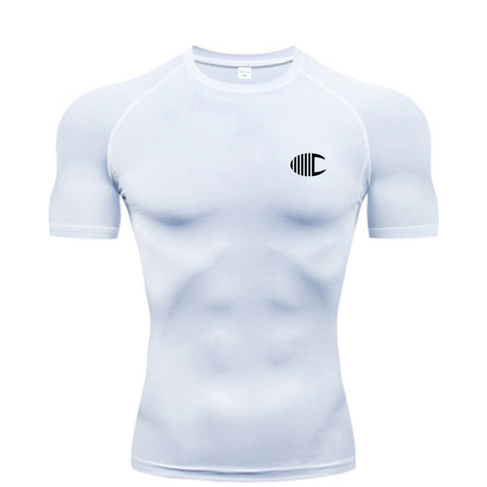 T Shirt Tight Fit - Camiseta Masculina Estampada de Compressão para