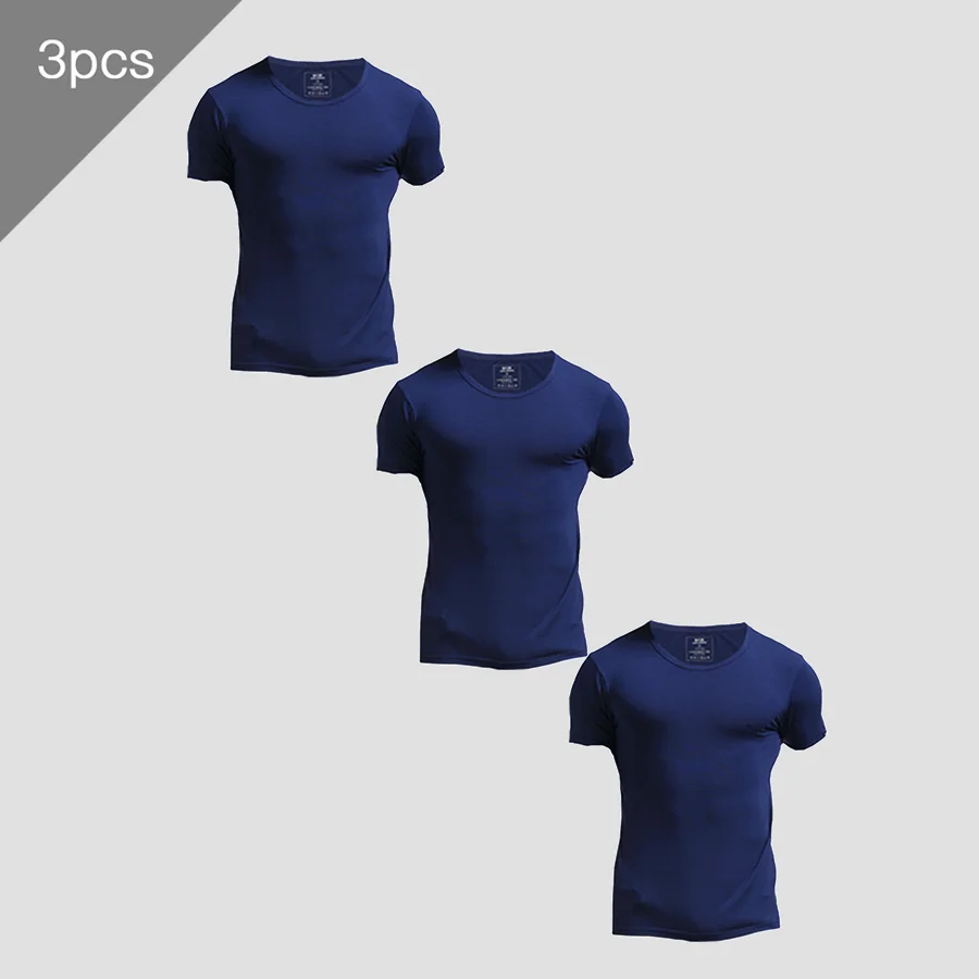 Undershirt Crew Neck - Conjunto de 3 Camisetas Masculinas de
