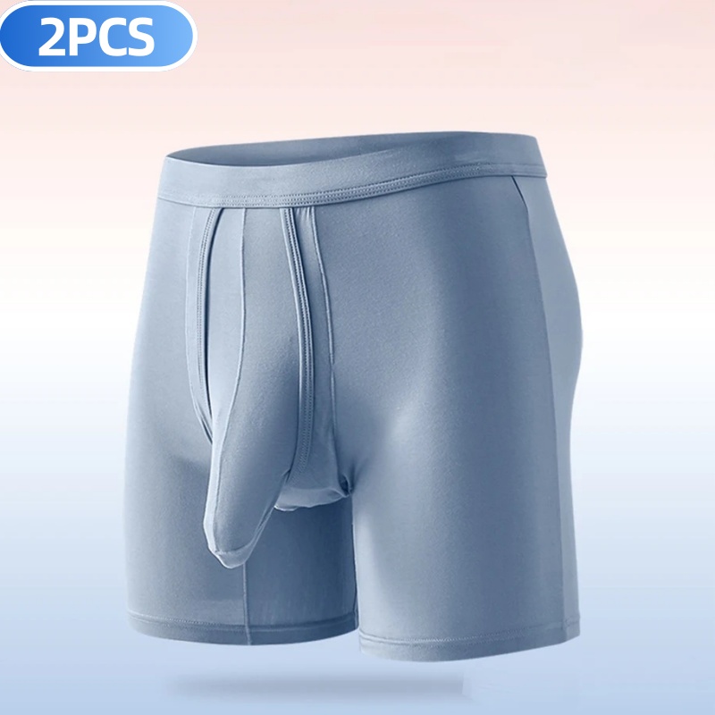 Long Leg Trunk Men - 2 pçs dos homens pernas longas