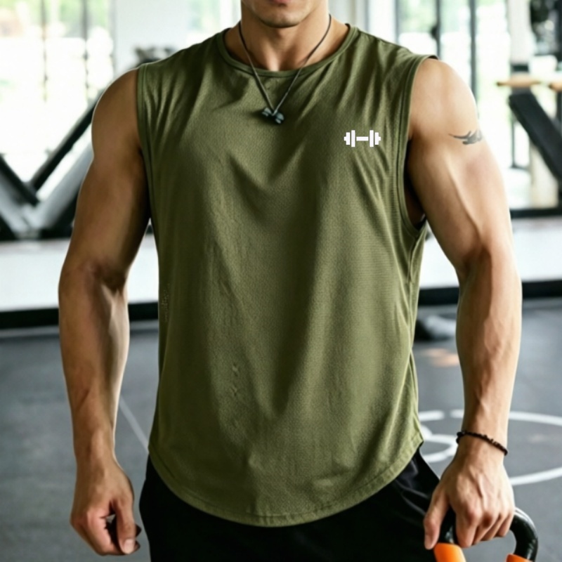 Undershirt Crew Neck - Camiseta Regata Masculina 2026 de Malha
