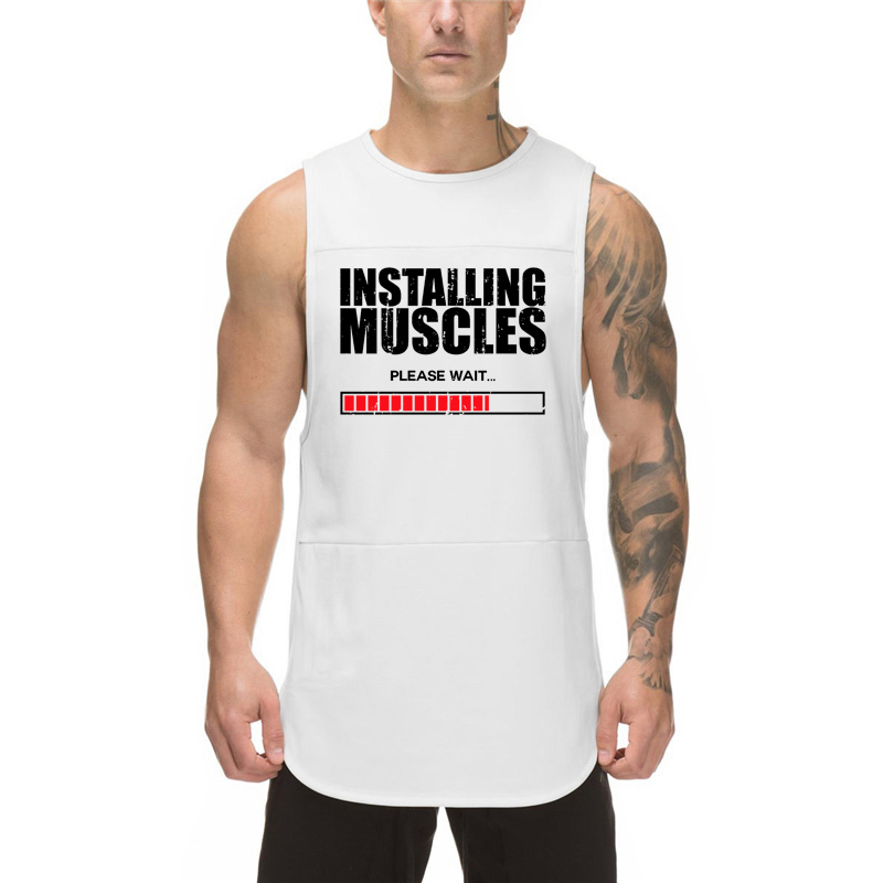 Sleeveless Undershirt - Colete Esportivo Masculino de Verão com