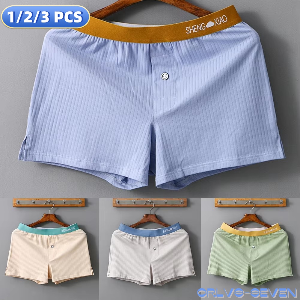 Boxer Brief Pack Cotton - 1/2/3 pçs calcinha masculina de algodão