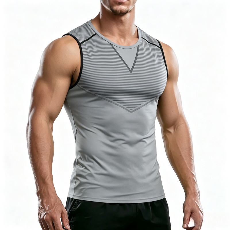 T Shirt Tight Fit - Camisetas Sem Mangas para Treinamento Completo,