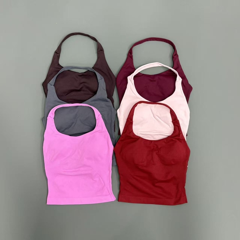 Suspender Tank Top - Camiseta de Ginástica Feminina com Costas
