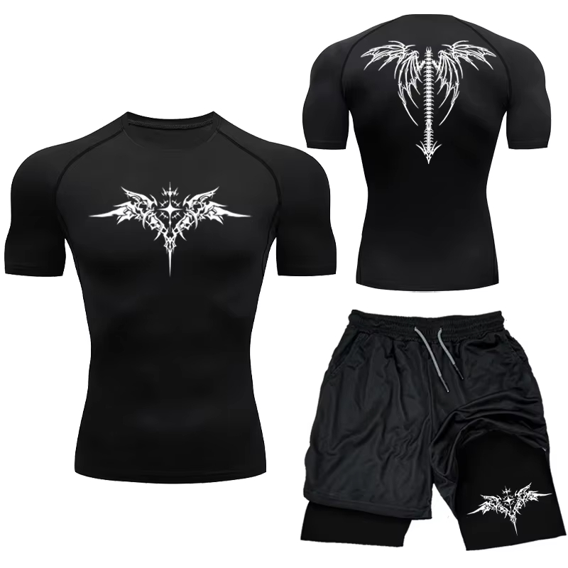 Compression Shorts Athletes - Novo conjunto atlético de compressão mma
