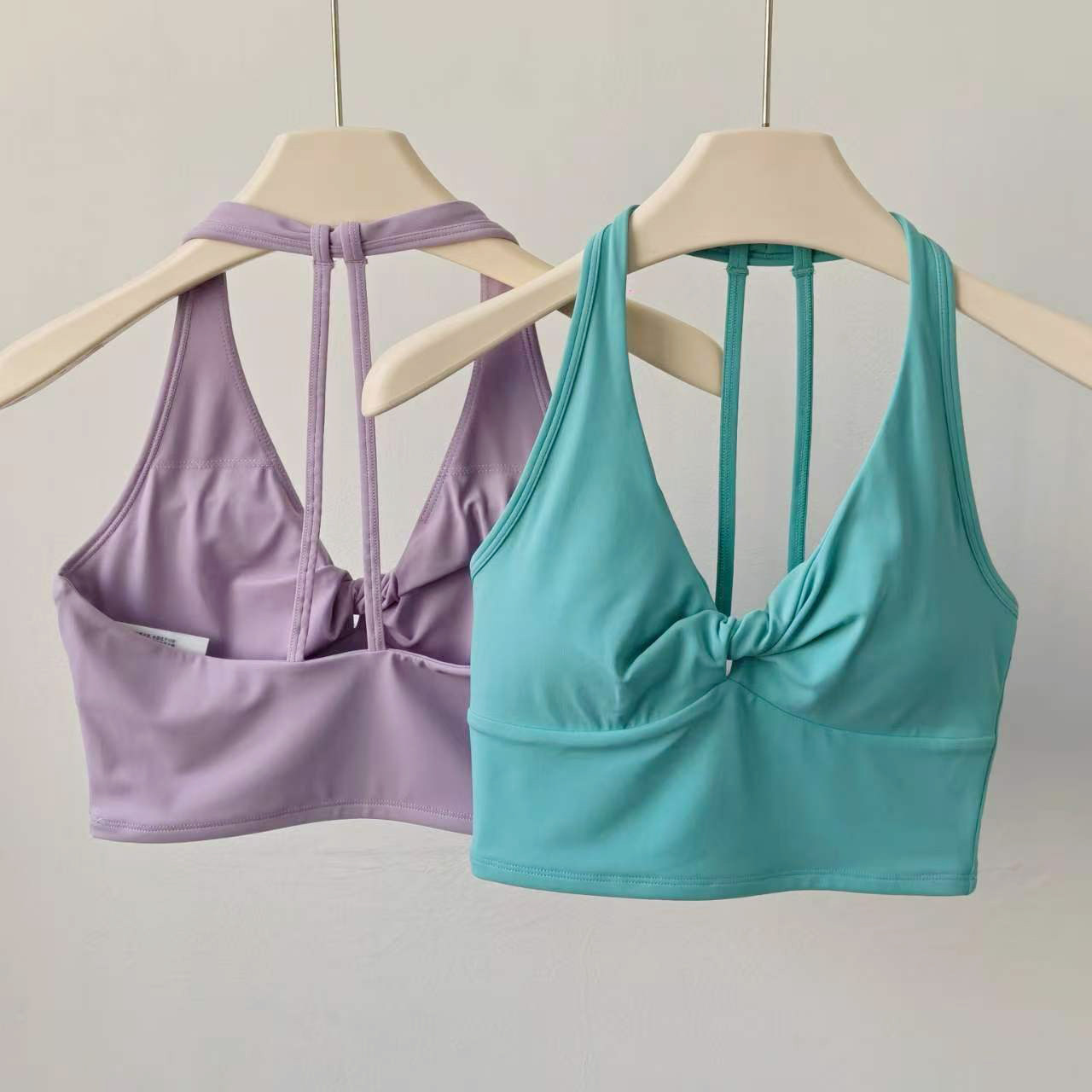Suspender Tank Top - Sutiã Esportivo Feminino Longline com Alças,