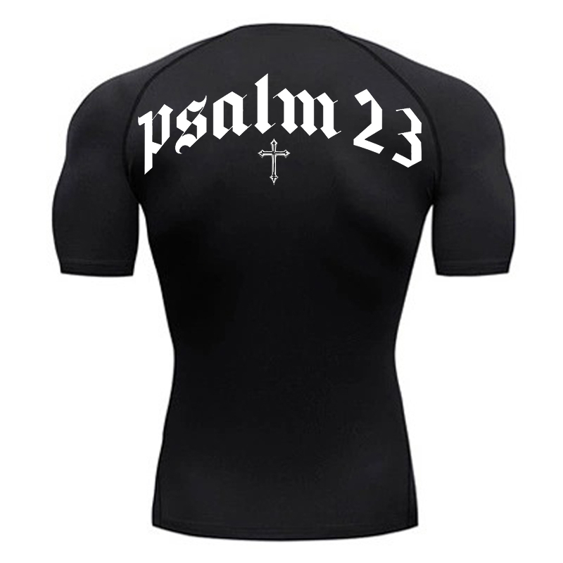 Base Layer Top - Salmo 23 camisa de compressão com