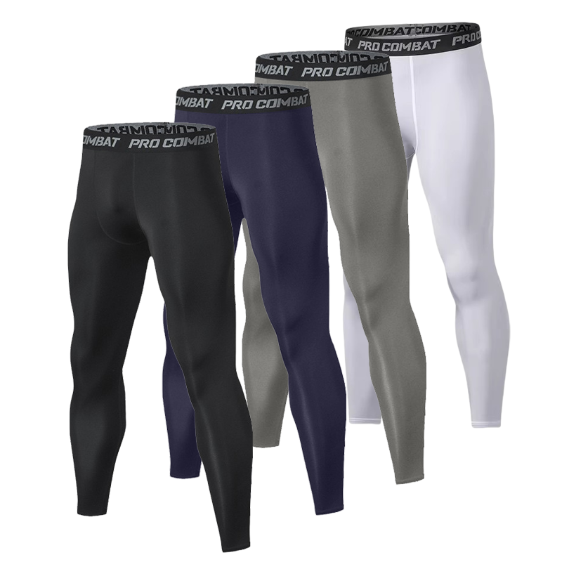 Compression Long Pant - Novas calças de compressão masculinas calças