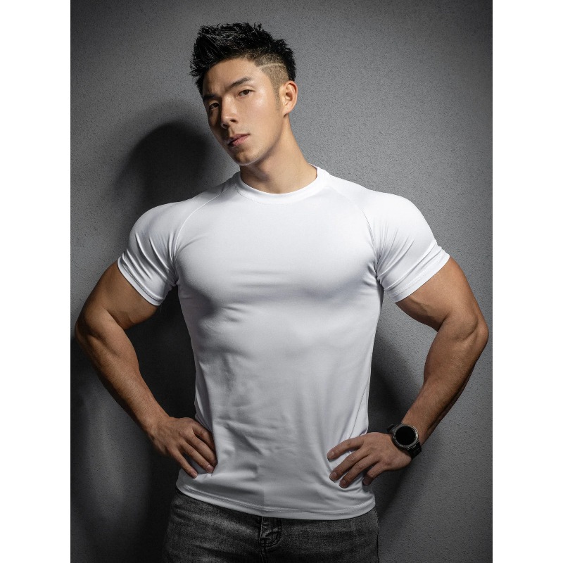 Roupas de ioga e fitness de se - T Shirt Tight Fit avaliação e preço