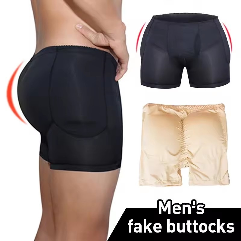 Homens acolchoados hip realçad - Boxer Brief Pack Cotton avaliação e preço