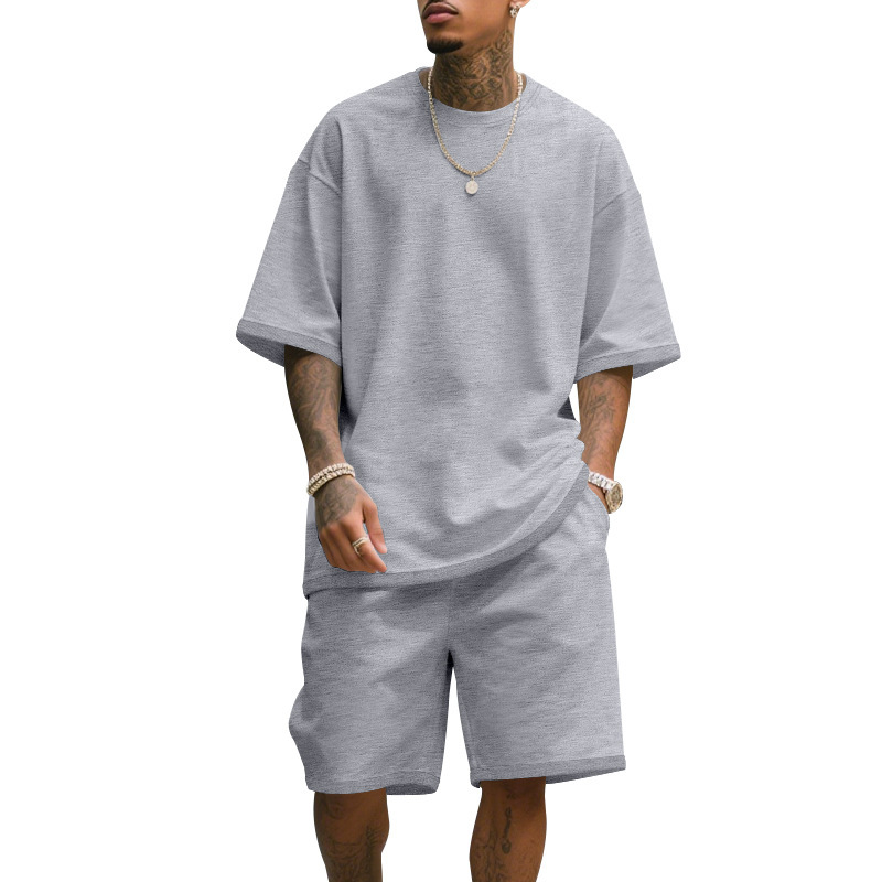 Conjunto Casual Masculino de V - T Shirt Tight Fit avaliação e preço