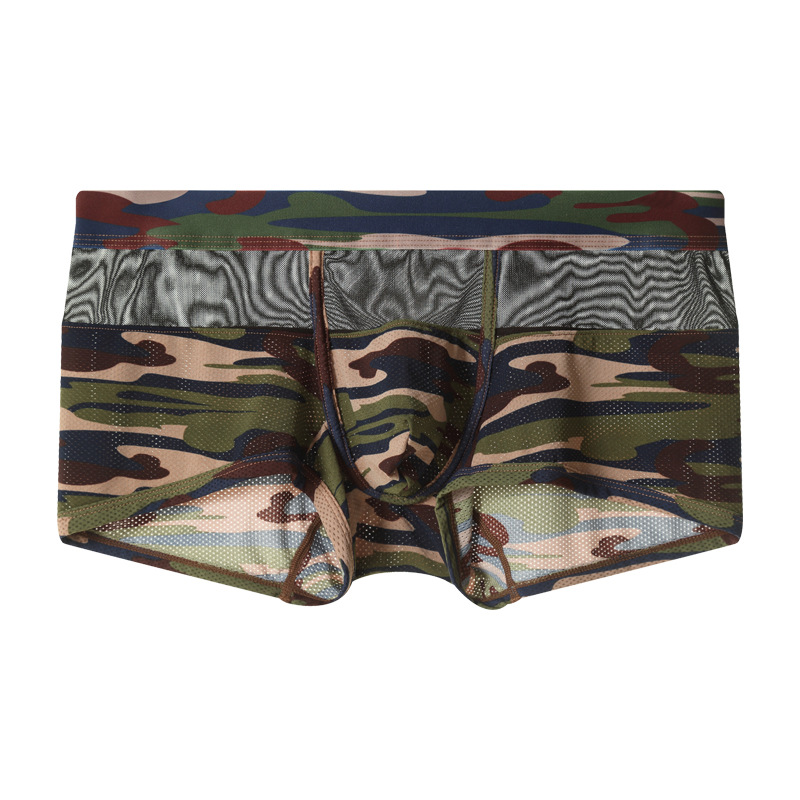 Camuflagem boxer shorts mascul - Mesh Sport Boxer avaliação e preço