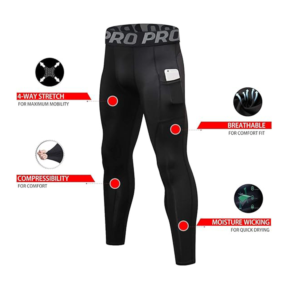 Calças de compressão masculina - Compression Long Pant avaliação e preço