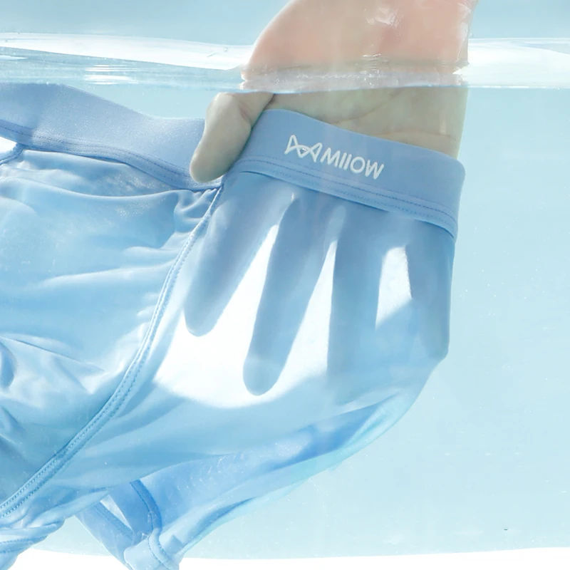 Miiow 3 pçs verão fino gelo se - Boxer Shorts Modal avaliação e preço