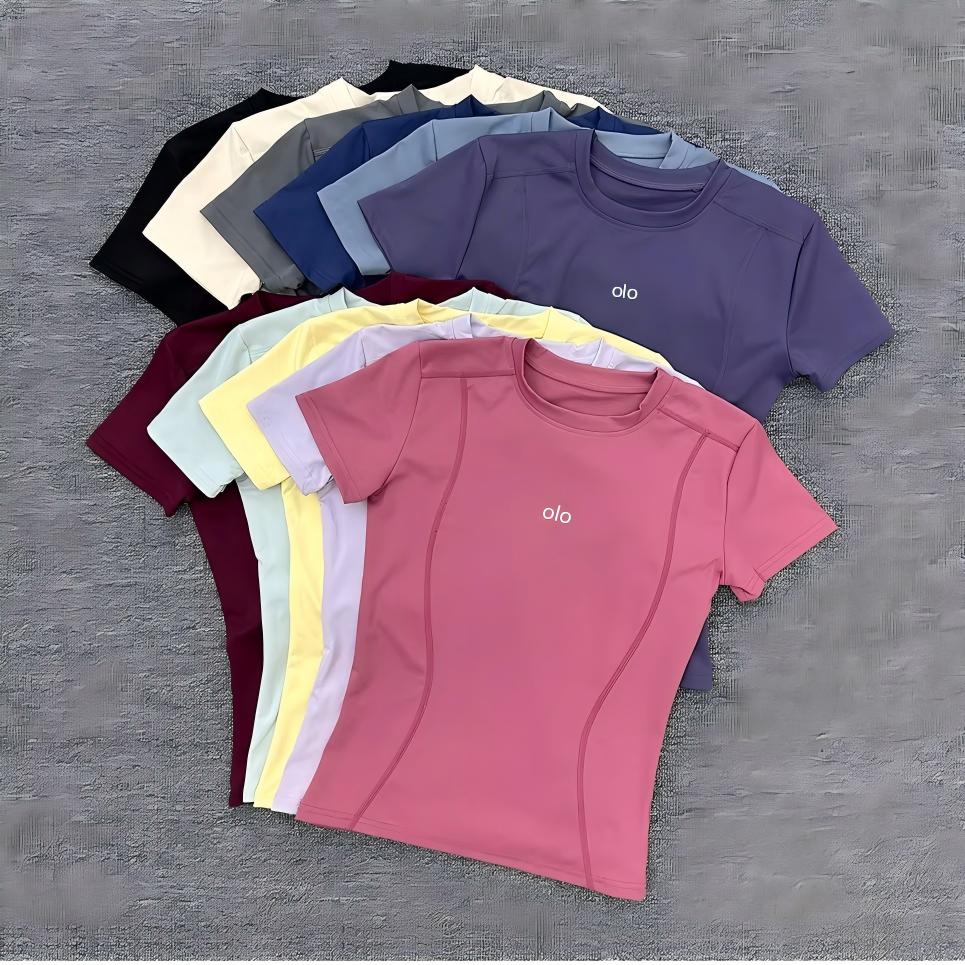 Camiseta feminina de manga cur - T Shirt Tight Fit avaliação e preço
