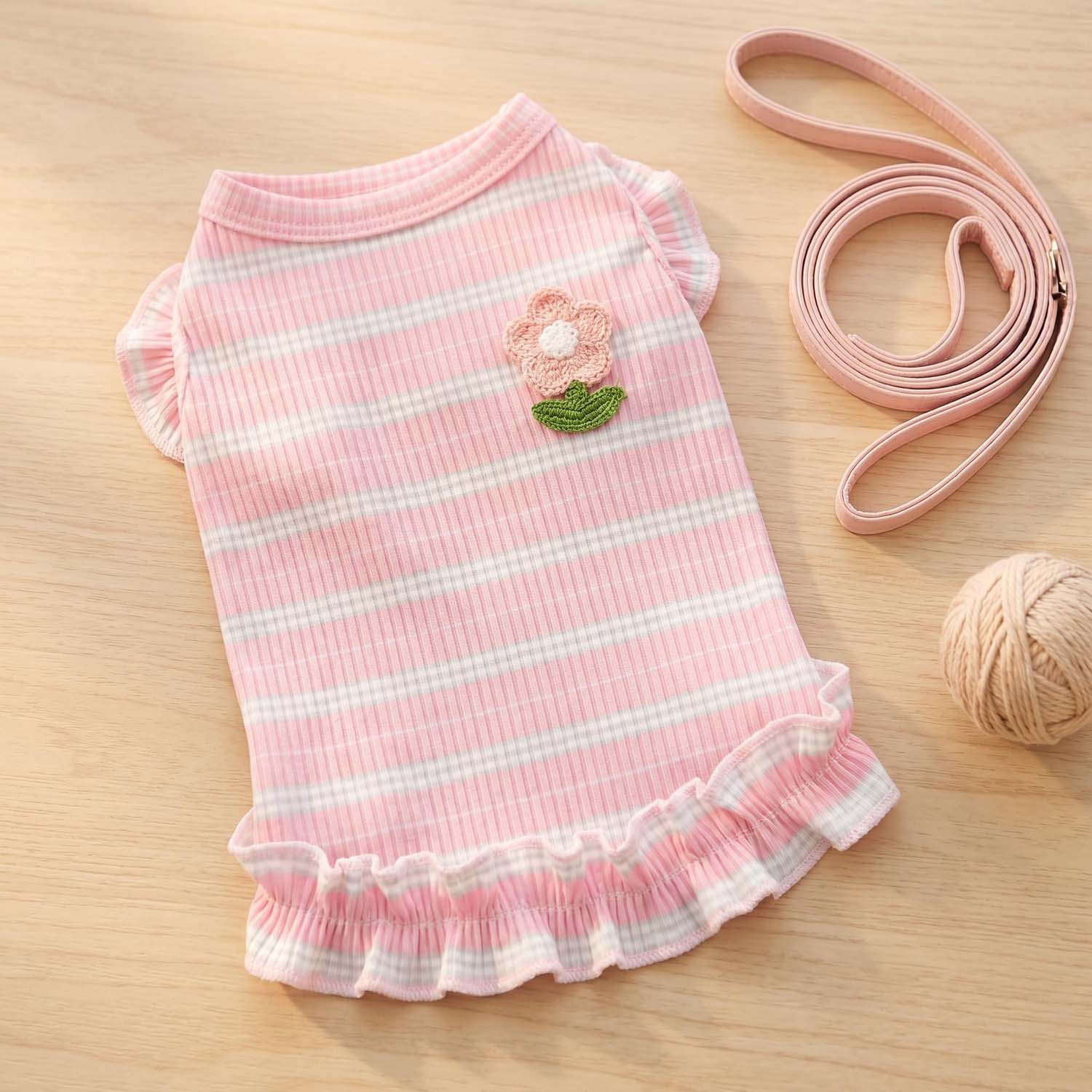 1 Peça Colete de Verão para Cã - Tank Top Ribbed avaliação e preço