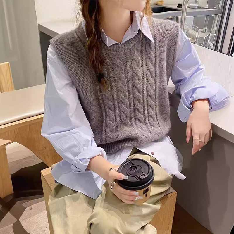 2025 novo o-pescoço colete de  - Sleeveless Undershirt avaliação e preço