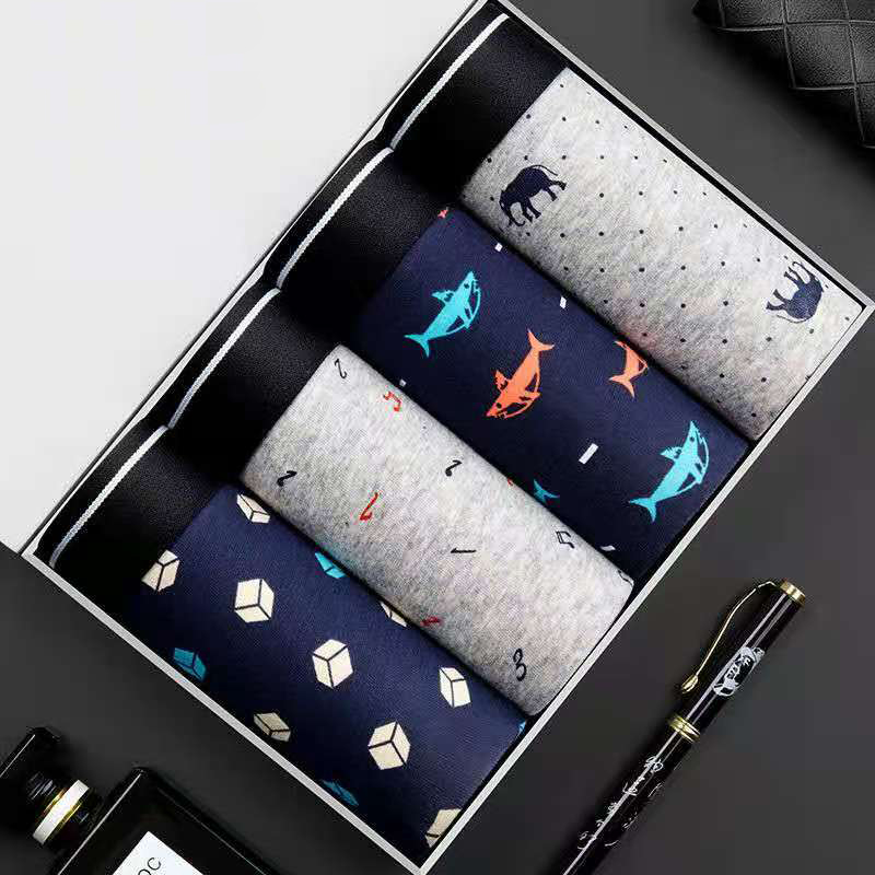 4 pçs/lote boxer shorts homens - Multi Pack Underwear avaliação e preço