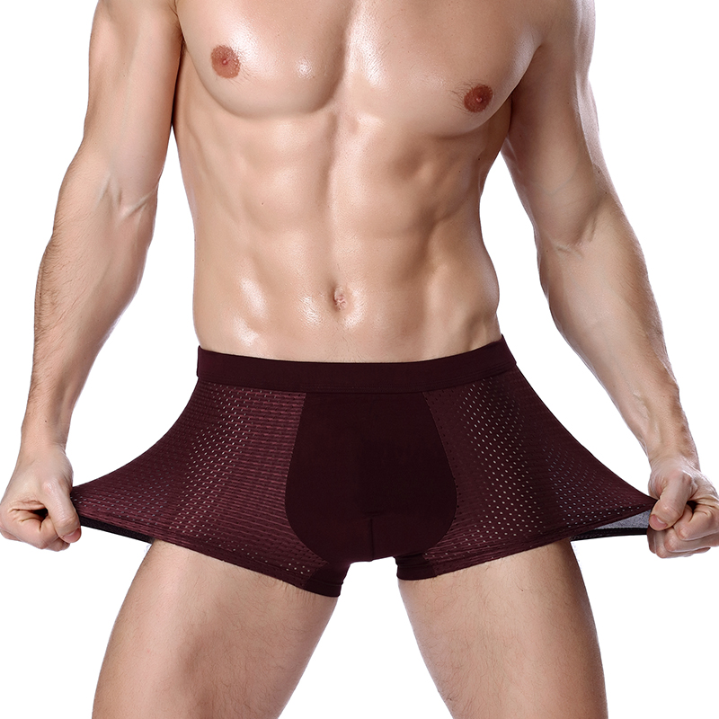 L-8xl plus banboo fibra roupa  - Boxer Shorts Modal avaliação e preço