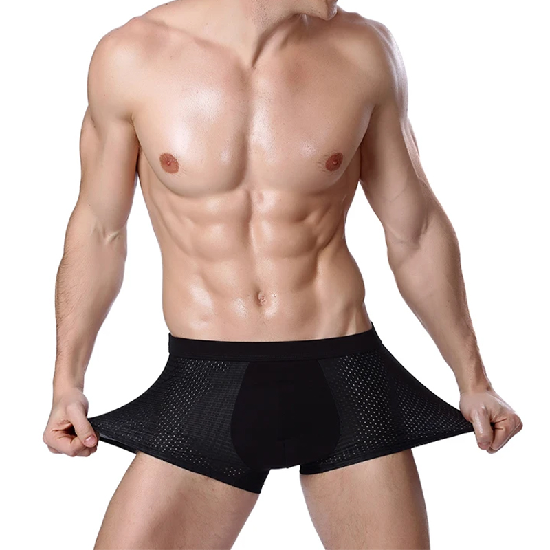 L-8xl plus banboo fibra roupa  - Boxer Shorts Modal avaliação e preço
