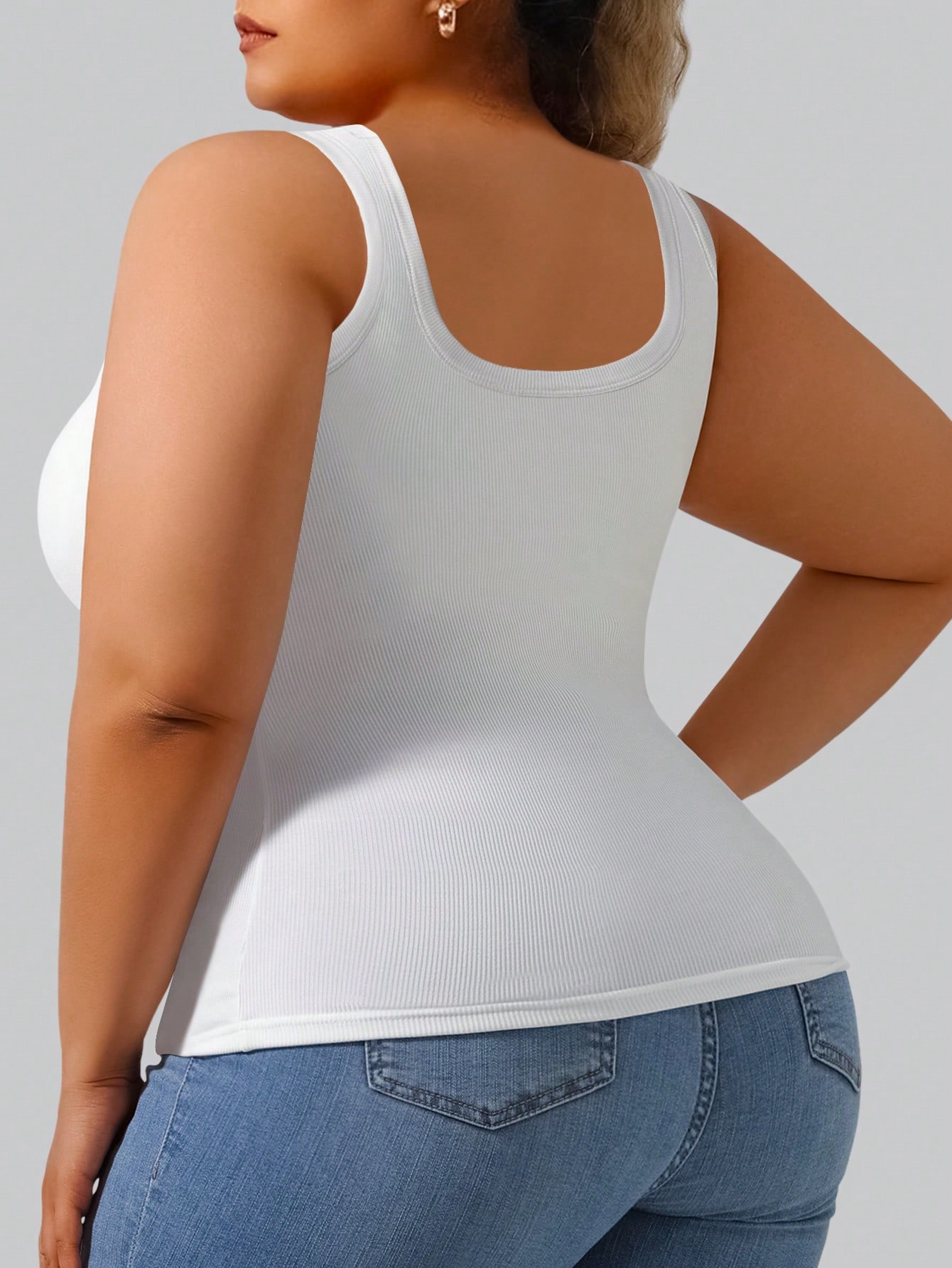 Camiseta Sem Mangas em Tecido  - Tank Top Ribbed avaliação e preço