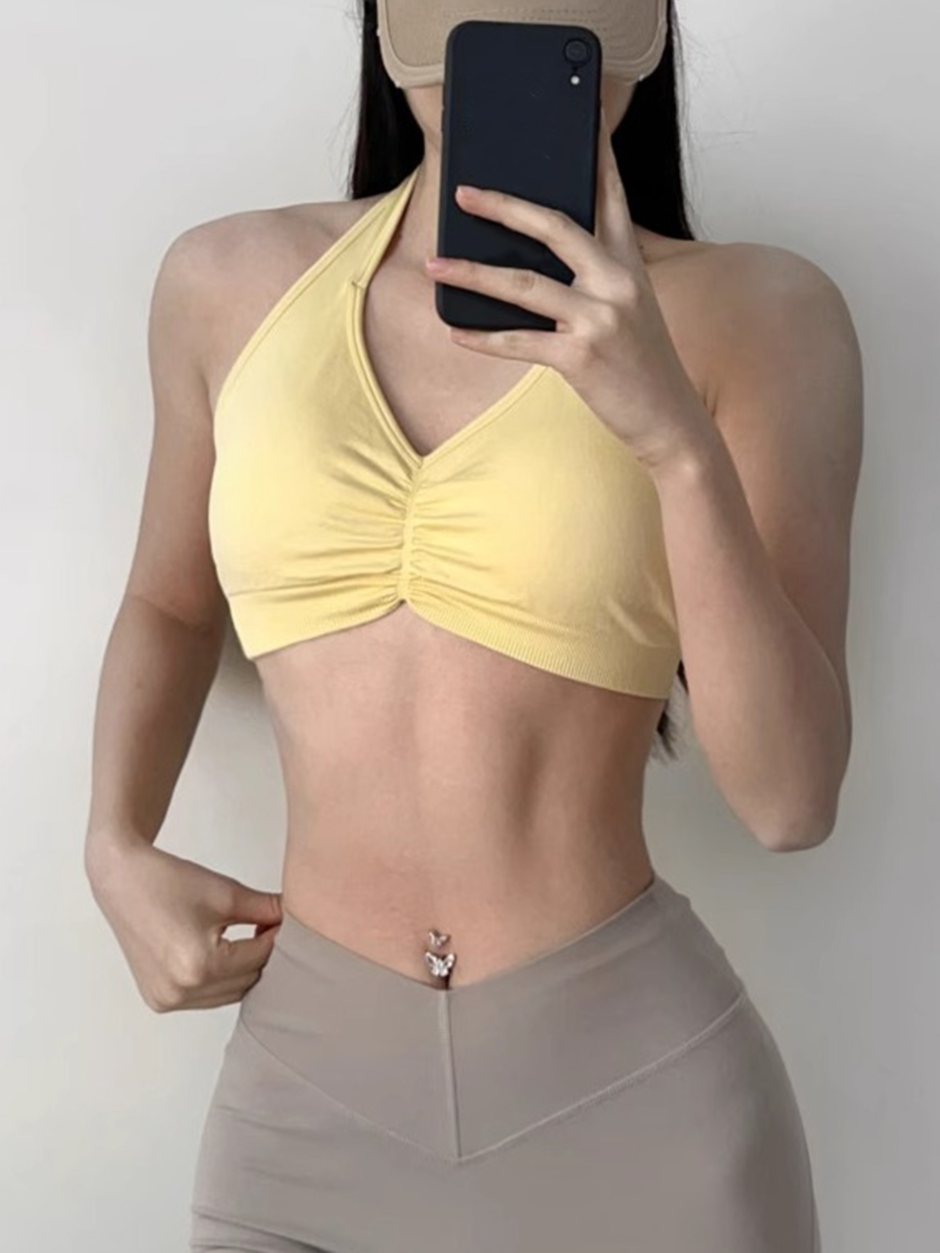 Sutiã esportivo feminino com a - Suspender Tank Top avaliação e preço