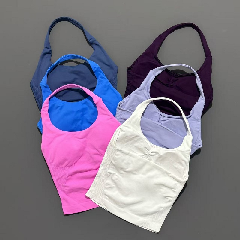 Camiseta de Ginástica Feminina - Suspender Tank Top avaliação e preço