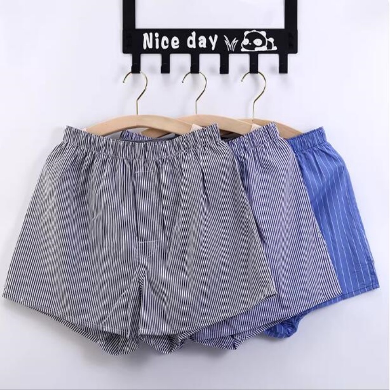 3 pc/lote M-3XL clássico xadre - Boxer Brief Pack Cotton avaliação e preço