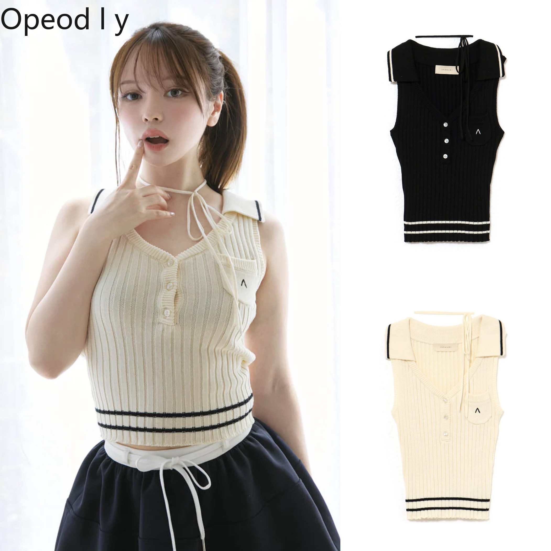 Colete de Tricô Feminino Japon - Suspender Tank Top avaliação e preço