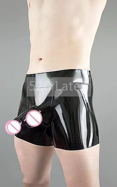 Homens de látex boxer shorts r - Pouch Boxer Pouch avaliação e preço