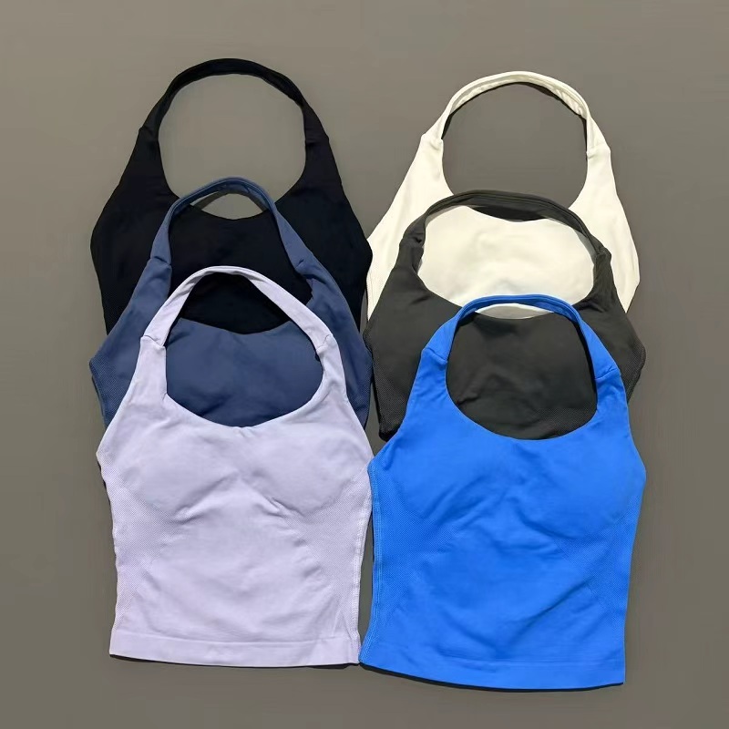 Top Halter Esportivo Feminino  - Suspender Tank Top avaliação e preço