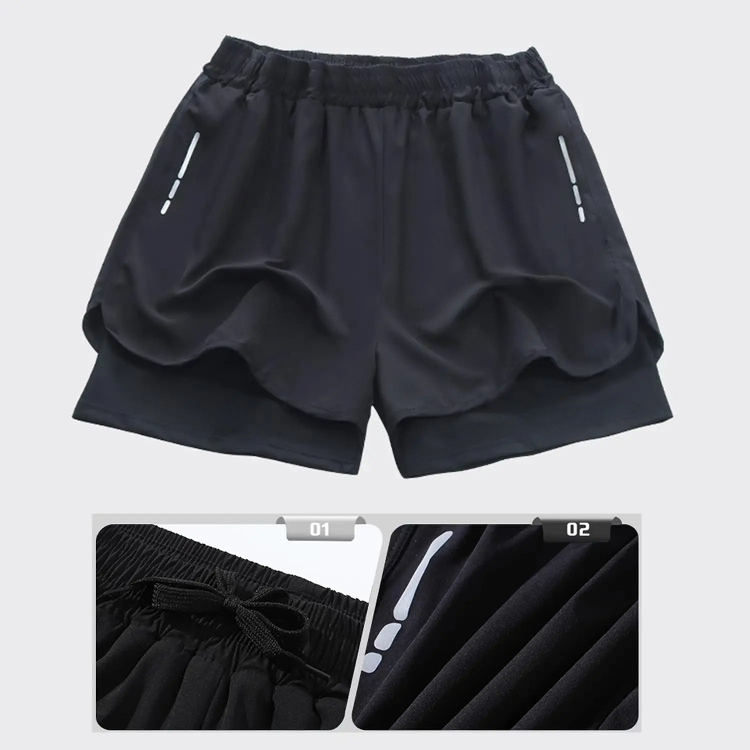 Calções de banho masculinos de - Compression Shorts Athletes avaliação e preço