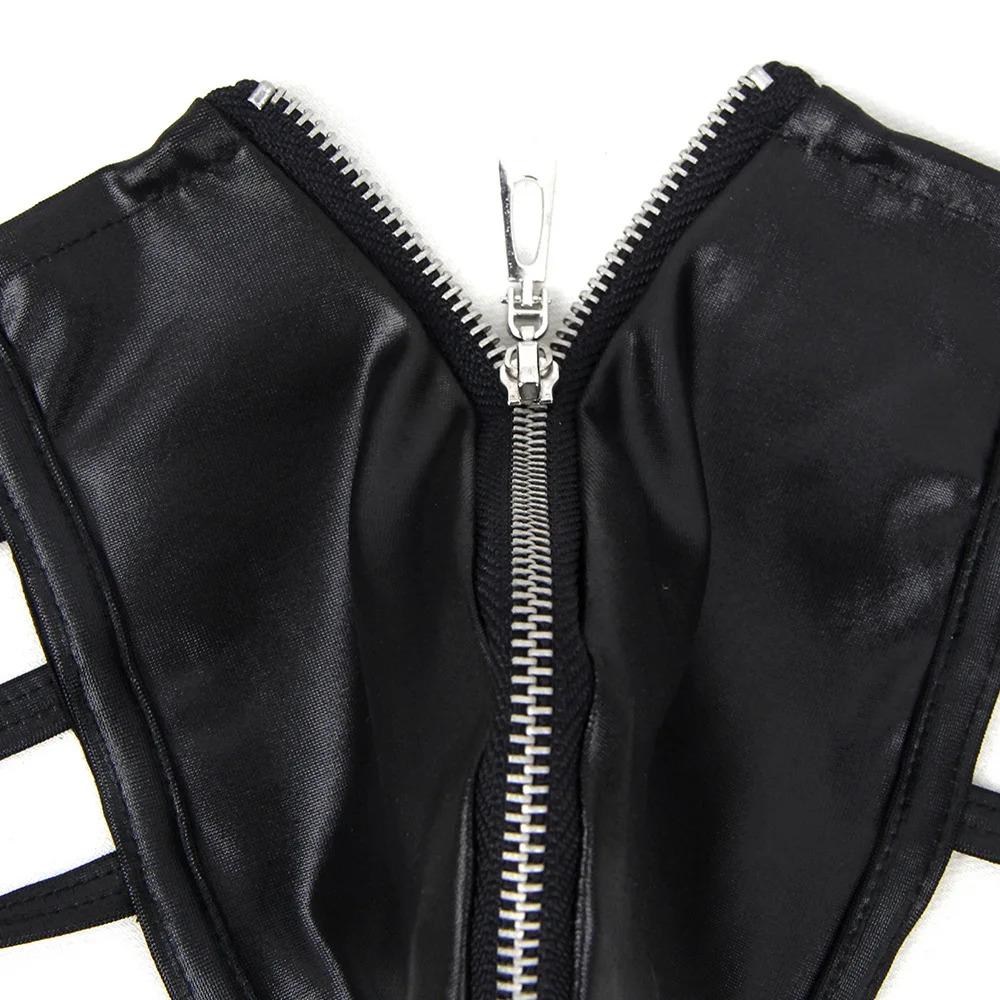 Mens Faux Leather G-String Tho - Jockstrap Athletic avaliação e preço