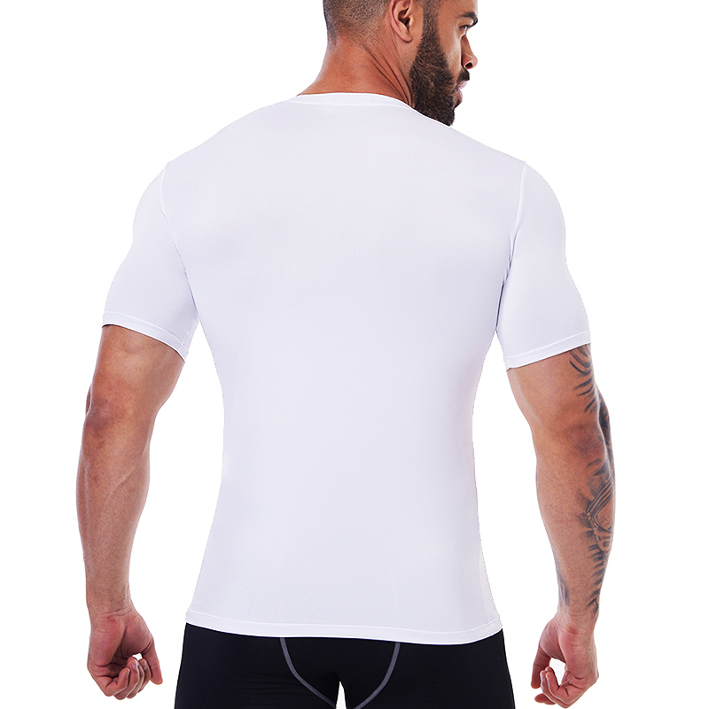 Homens com decote em v camisas - Undershirt Crew Neck avaliação e preço