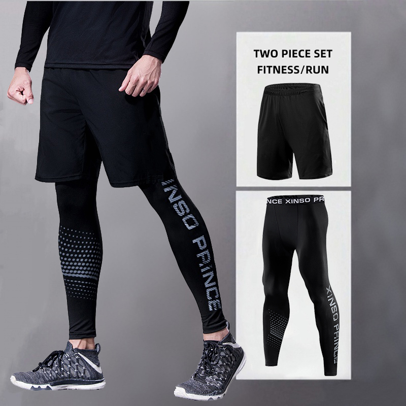 Calças esportivas masculinas p - Compression Long Pant avaliação e preço