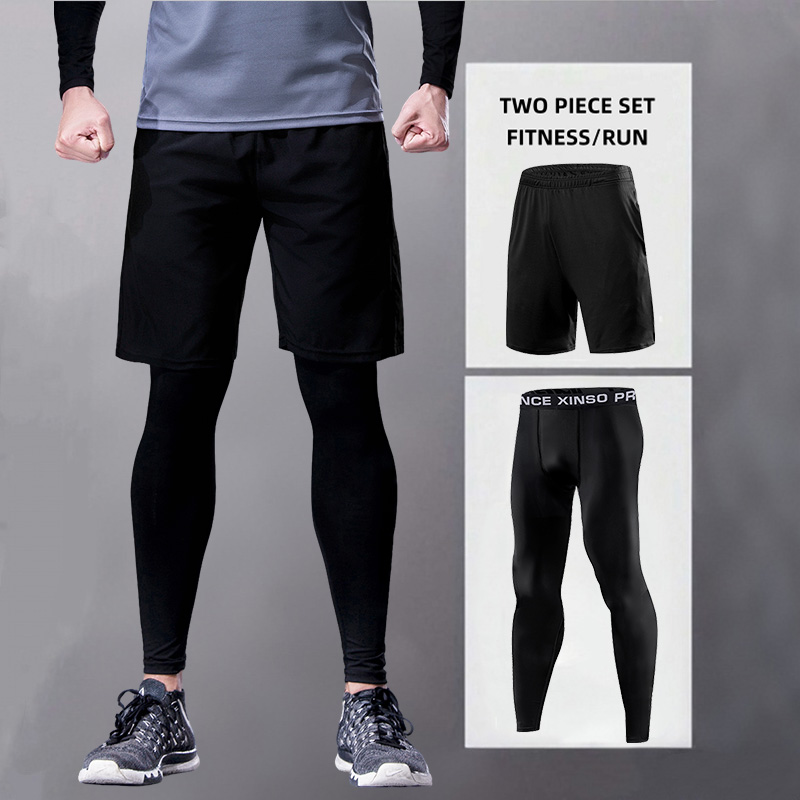 Calças esportivas masculinas p - Compression Long Pant avaliação e preço
