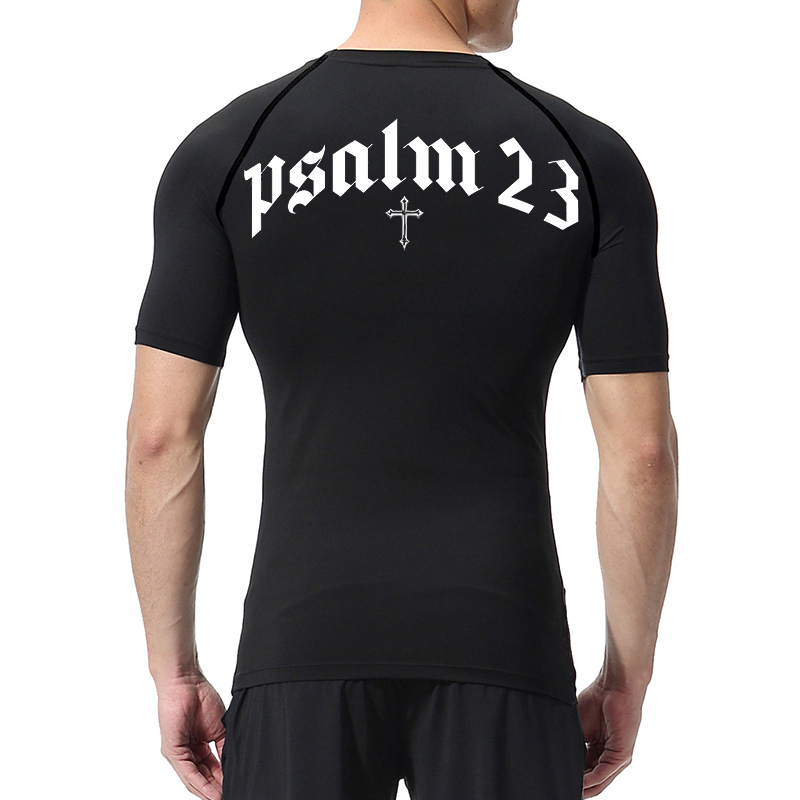 Salmo 23 camisa de compressão  - Base Layer Top avaliação e preço